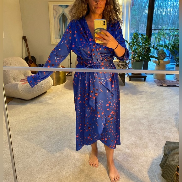 Never fully dressed printed wrap dress size US 12 - Picture 3 of 4